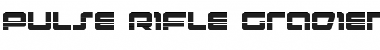 Pulse Rifle Gradient Regular Font