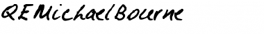 Download QEMichaelBourn Font