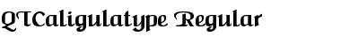 QTCaligulatype Regular Font