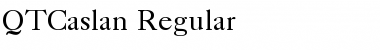 QTCaslan Regular Font