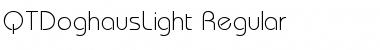 QTDoghausLight Regular Font