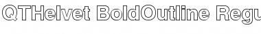 Download QTHelvet-BoldOutline Font