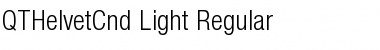 QTHelvetCnd-Light Regular Font