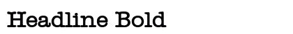 Headline Bold preview