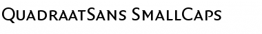 QuadraatSans SmallCaps Font