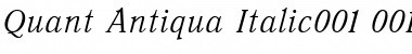 Download Quant Antiqua Font