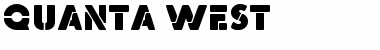 Quanta West Regular Font