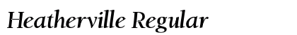 Heatherville Regular preview