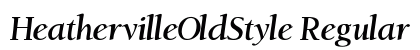 HeathervilleOldStyle Regular preview