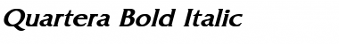 FritzQuadrata Bold Italic Font