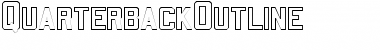 QuarterbackOutline Regular Font