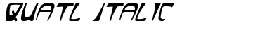 Quatl Italic Italic Font