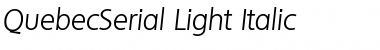 Download QuebecSerial-Light Font