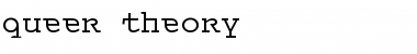 Download Queer Theory Font