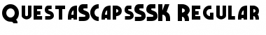 QuestaSCapsSSK Regular Font