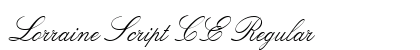 Lorraine Script CE Regular preview