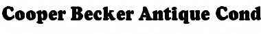 Download Cooper Becker Antique Cond Font