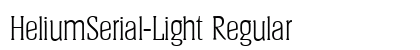 HeliumSerial-Light Regular preview