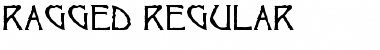 Ragged Regular Font