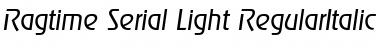 Download Ragtime-Serial-Light Font