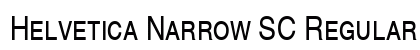 Helvetica Narrow SC Regular Preview