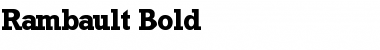 Rambault Bold Font