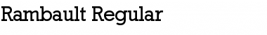 Rambault Regular Font