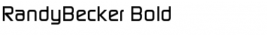 Download RandyBecker Font