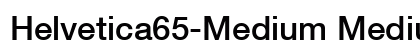 Helvetica65-Medium Medium preview