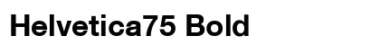 Helvetica75 Bold preview