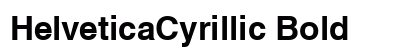HelveticaCyrillic Bold preview
