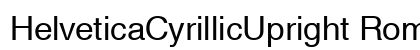 HelveticaCyrillicUpright Roman preview
