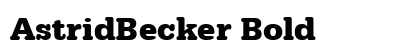 AstridBecker Bold preview