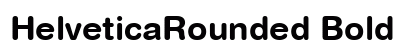 HelveticaRounded Bold preview