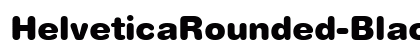 HelveticaRounded-Black Black preview