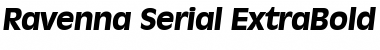 Ravenna-Serial-ExtraBold RegularItalic Font