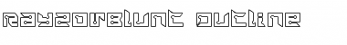 Download RayzorBlunt Outline Font Download RayzorBlunt Outline Font