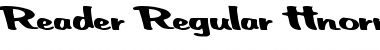 Reader Regular Font