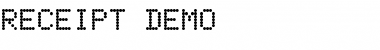 Download Receipt Demo Font Download Receipt Demo Font