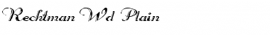 Download Rechtman Wd Font Download Rechtman Wd Font
