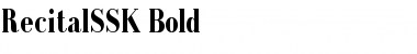 Download RecitalSSK Font