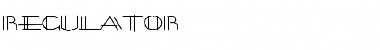 Regulator Regular Font