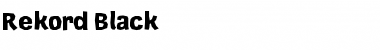 Download Rekord Black Font Download Rekord Black Font