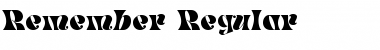 Download Remember Font Download Remember Font
