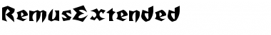 RemusExtended Regular Font