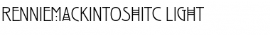 RennieMackintoshITC-Light Light Font