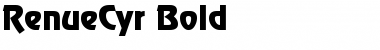 RenueCyr Bold Font