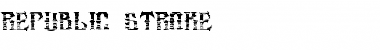 republicstroke Regular Font