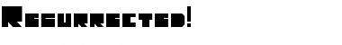 Resurrected! Regular Font