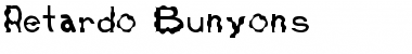 Retardo Bunyons 1 Font